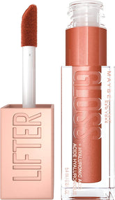 Maybelline Lifter Lip Gloss copper 17 Makeup with Hyaluronic Acid - 0.18 fl oz Anwar Store